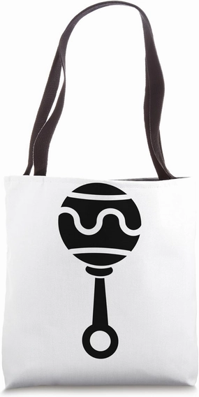 Rattle Black Tote Bag