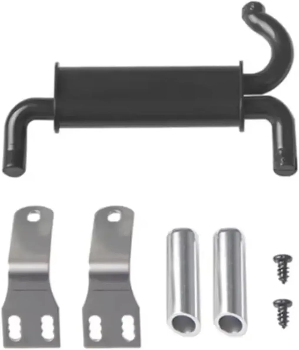 RC Car Parts Compatible with TRX4 for Axial for SCX10 90046 D90 1:10 for Rock Crawler Decoration Parts RC Car Metal EXhause Exhaust Pipe Tailpipe