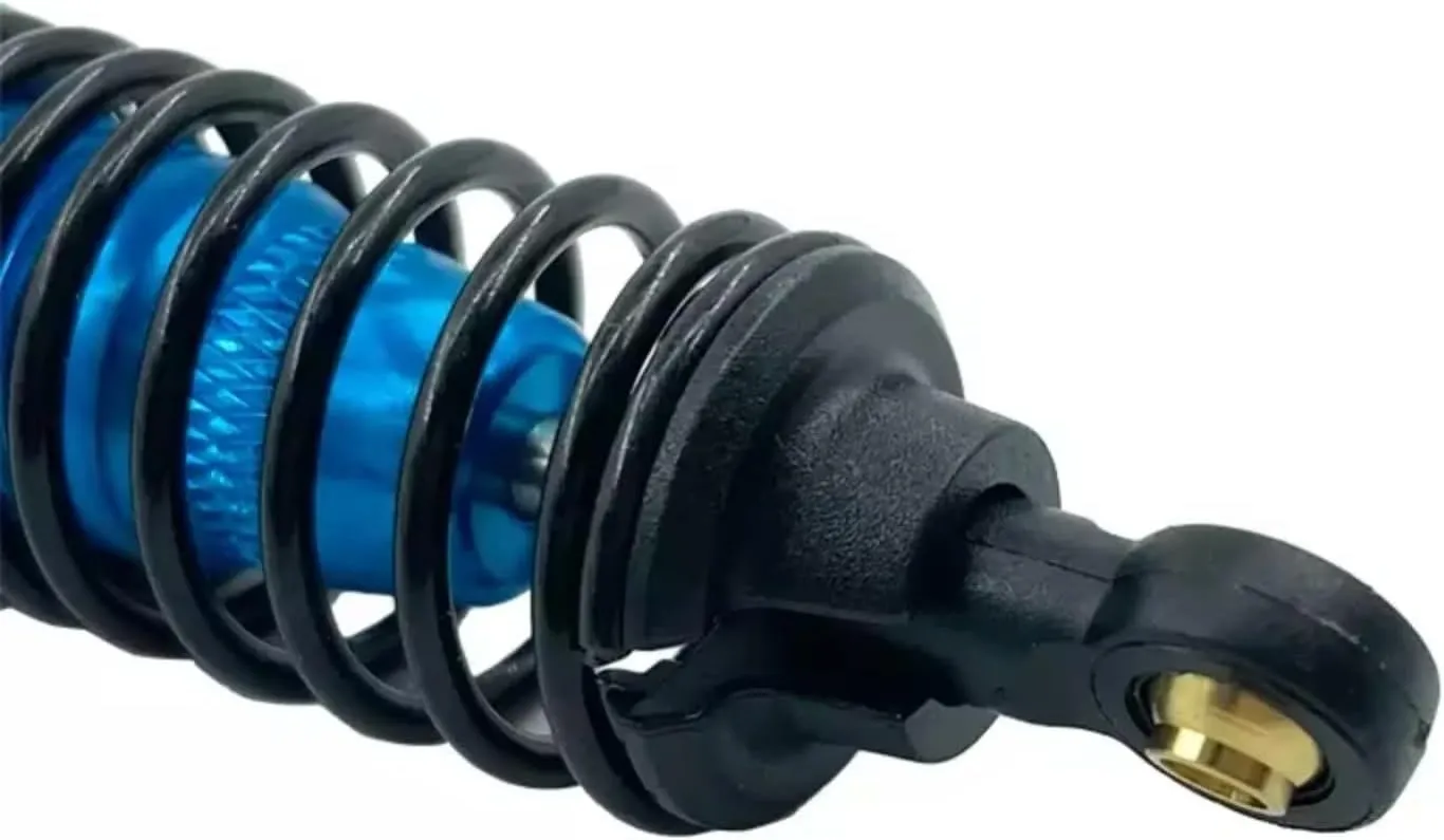 Rc Shock Absorber For Tamiya For TT-02 TT-02d M-05 M-06 1/10 4Pcs Aluminum Alloy Shock Absorbers Damper Set 60mm RC Car Parts Accessories Upgrade Replace Use(Blue)