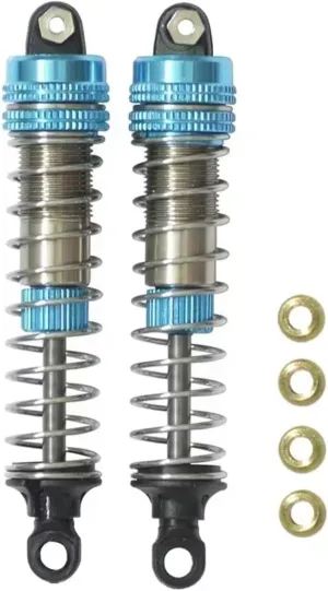 Rc Shock Absorber For XLF X-03 X-04 X-03A X-04A 1/10 2pcs Metal Shock Absorber Blue Rc Car Tracked Vehicle Parts And Accessories Upgrade Replacement And Use