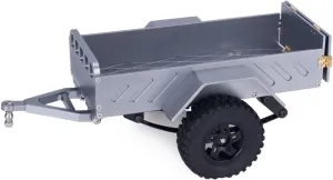 RC Spare Part Compatible with TRX4M for Defender for Bronco K10 for SCX24 for FMS Utility Trailer with Ball Head Tool for Small 1/18 1/24 RC Crawler Car(Gray)