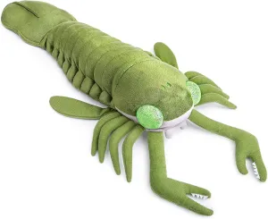 Realistic Cambrian Ancient Organism Eurypteroid Plush Toy - Simulation 16.5" Lifelike Cambrian Sea Creature Eurypteroid Stuffed Animals, Unique Distant Era Ocean Model Plushie Gift for Kids
