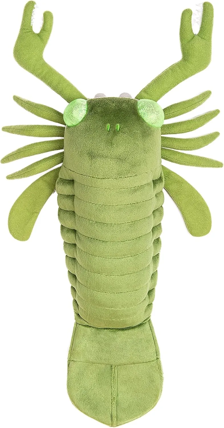 Realistic Cambrian Ancient Organism Eurypteroid Plush Toy - Simulation 16.5" Lifelike Cambrian Sea Creature Eurypteroid Stuffed Animals, Unique Distant Era Ocean Model Plushie Gift for Kids
