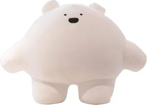 REFAHB 15.7 inch Cute Bear Plush Stuffed Animal Body Pillow Fat Cartoon Cylindrical Body Pillows for Kids, Super Soft Hugging Toy Gifts for Bedding, Kids Sleeping Nap Kawaii Pillow