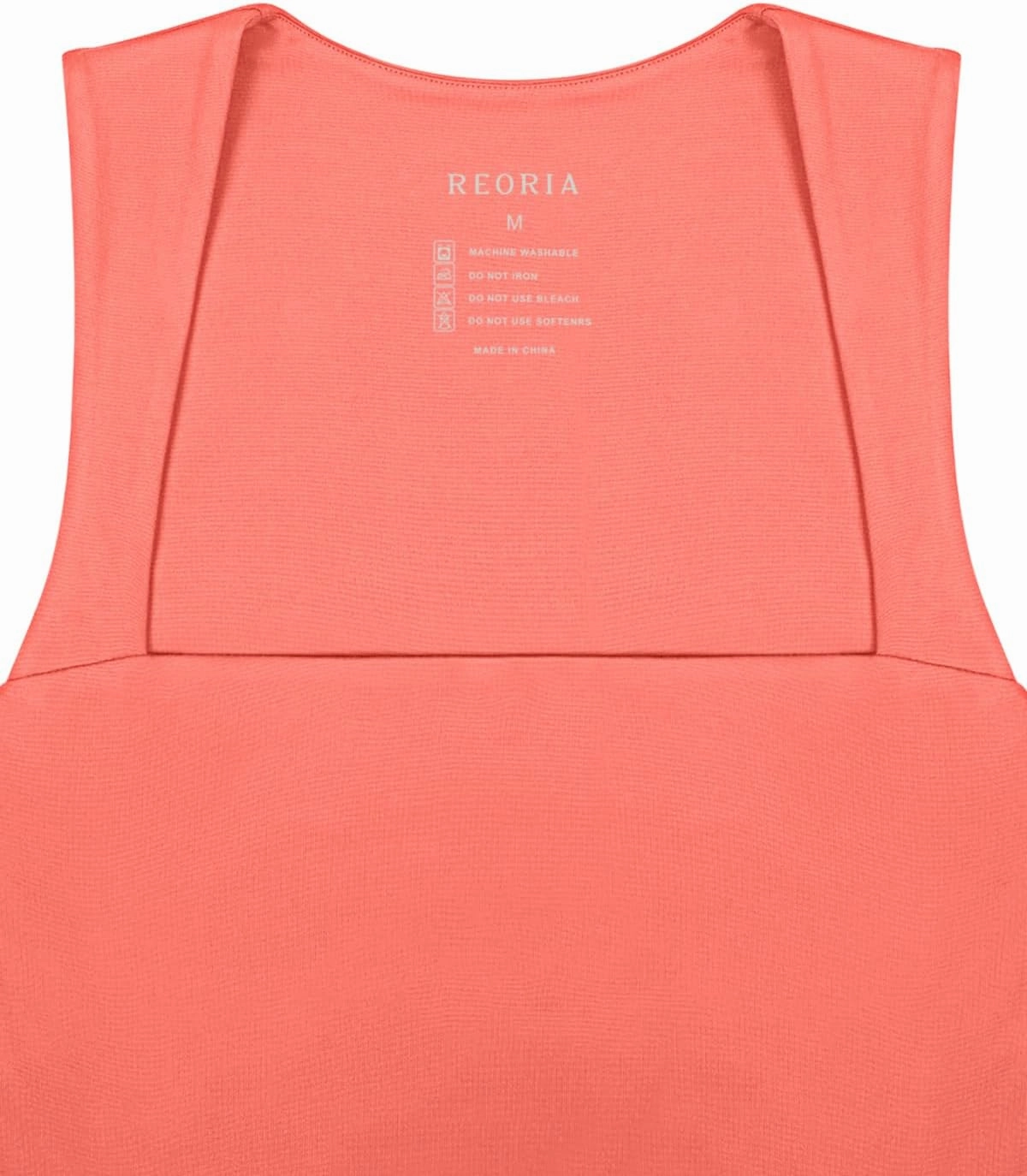 REORIA Butsmooth® Women's Square Neck Going Out Crop Tops Double Lined Cute Basic Tank Tops 2025 Clothes