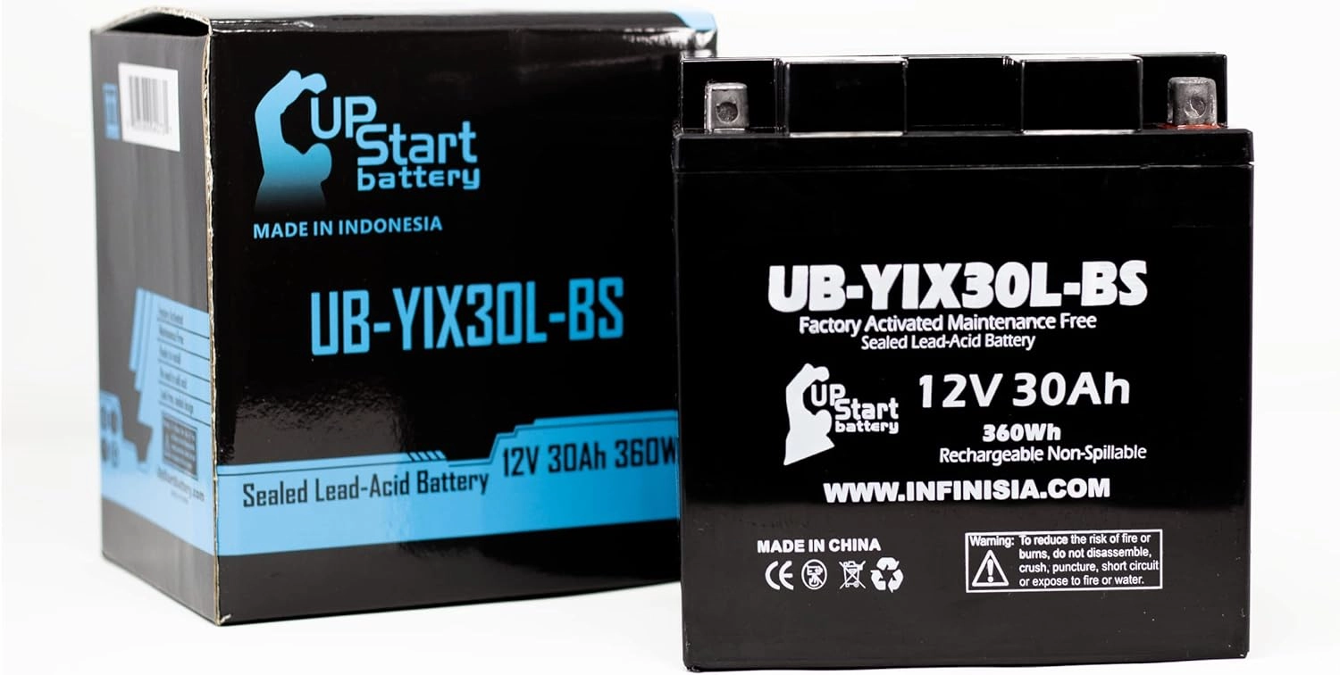 Replacement for YIX30L-BS Battery 12V 30AH SLA - Compatible with Moto Guzzi V7, 2014 Polaris Ranger, 2018 Polaris Rzr, 2010 Polaris Ranger, 2011 Polaris Ranger, 2015 Polaris Rzr, 2012 Polaris Ranger