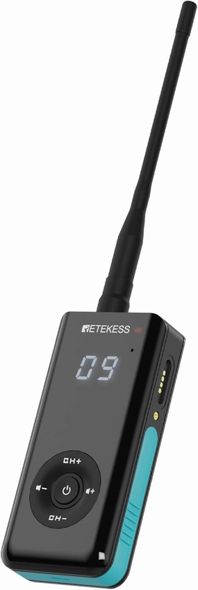 Retekess TT120 Underwater Communicator System Transmitter, Swimming Training Equipment,120M,One-Key Mute,Wireless Underwater Communication Unit for Swimming Coaching