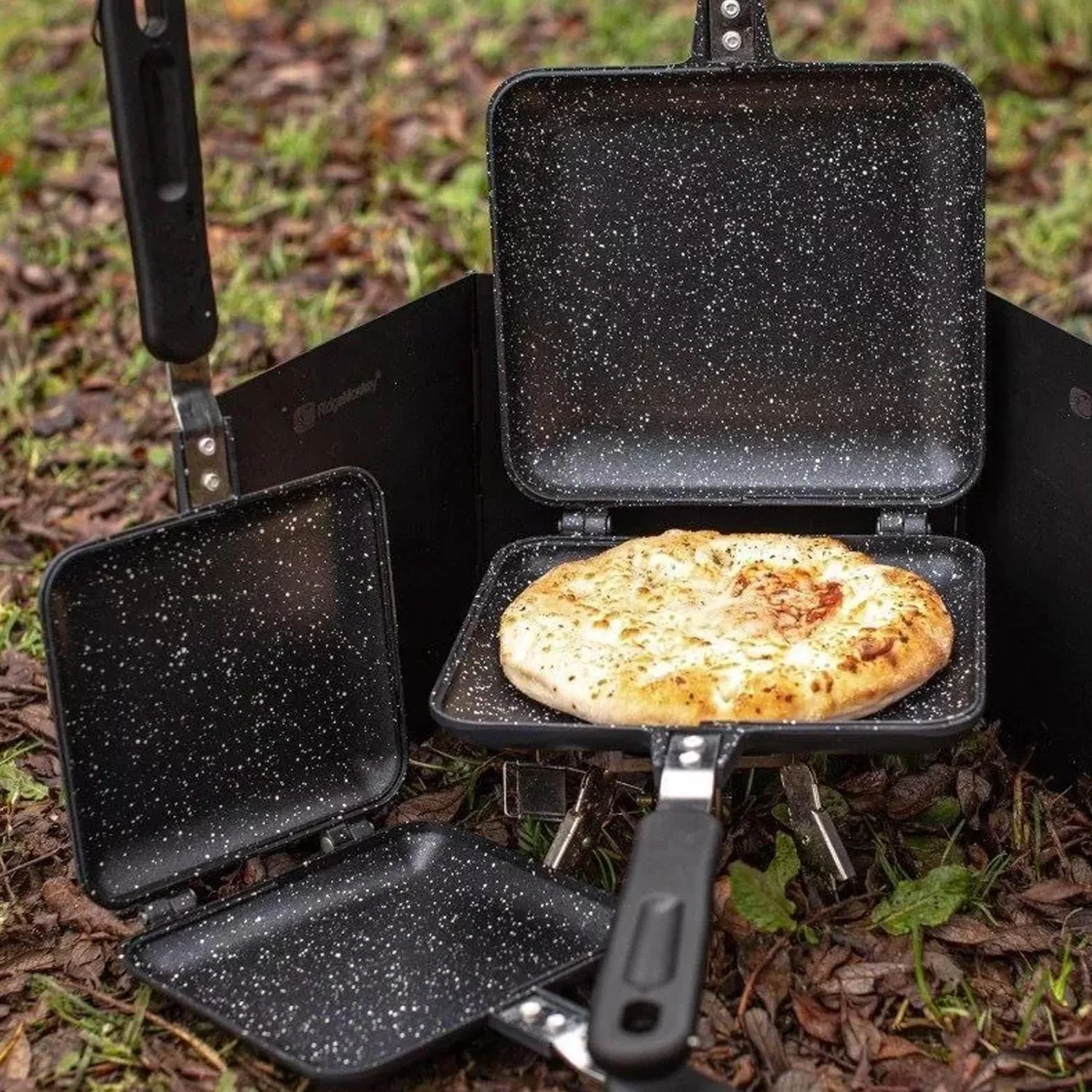 RidgeMonkey Classic Sandwich Toaster XL Granite Edition Camping Outdoor Cooking