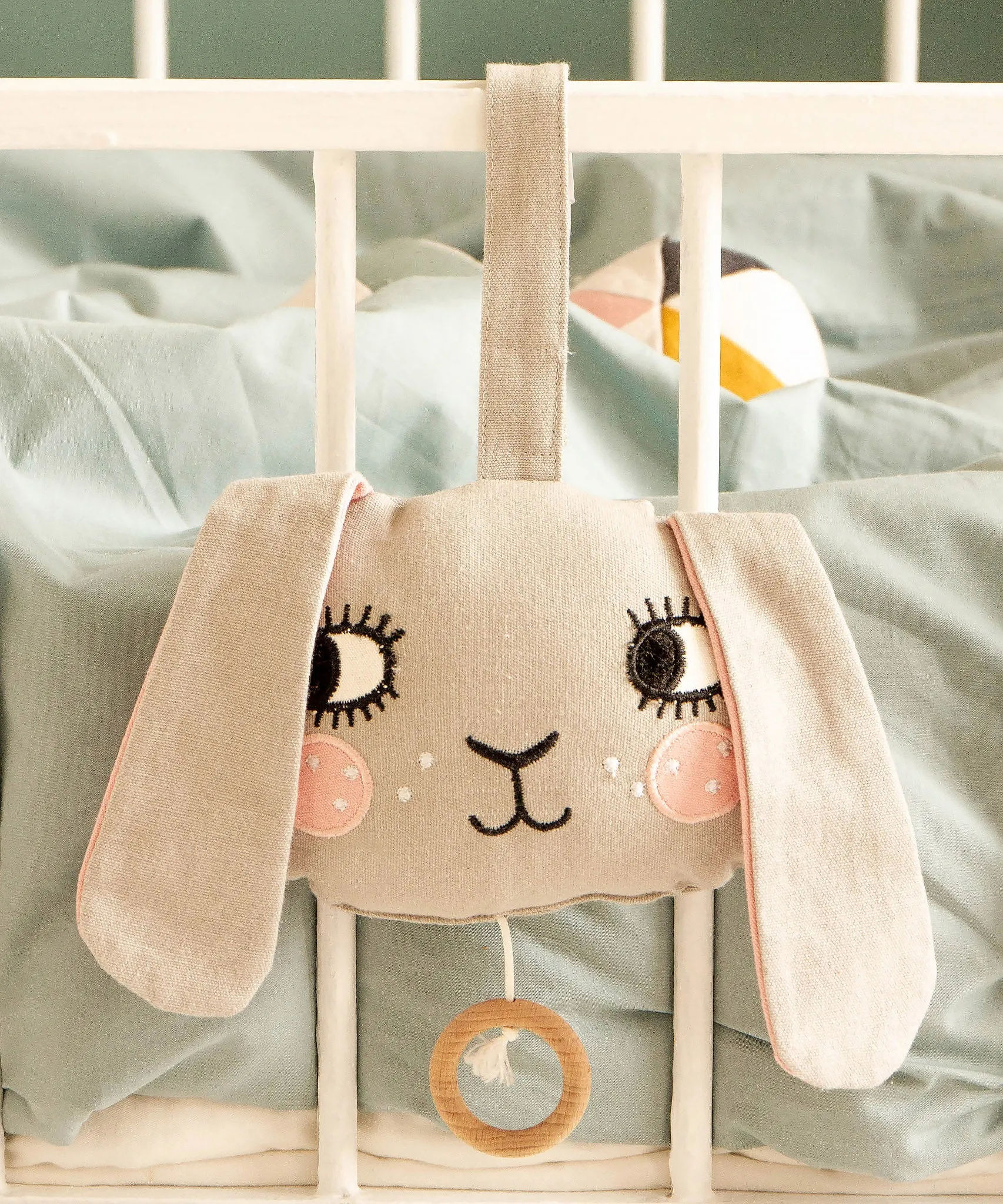 Roommate Musical Baby Mobile - Bunny