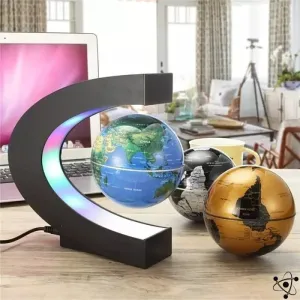 Royallure Magnetic Levitating Globe – LED Floating World Map for Desk & Décor