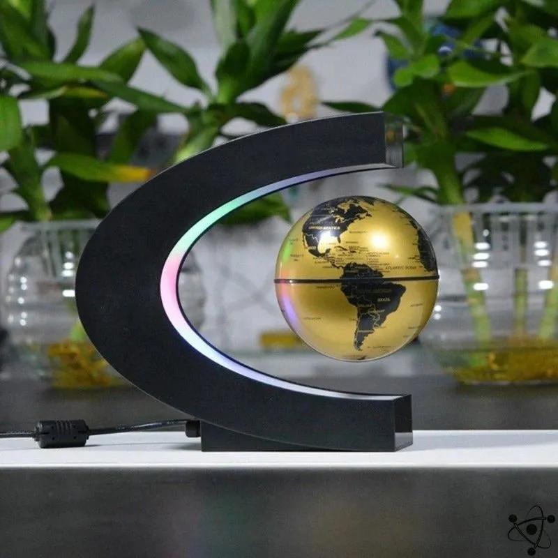 Royallure Magnetic Levitating Globe – LED Floating World Map for Desk & Décor