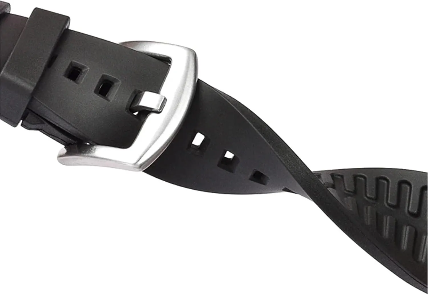 Rubber Strap 19 20 21 22 23 24mm Stainless Steel Buckle Quick Release Men Women Sport Watch Band Bracelet
