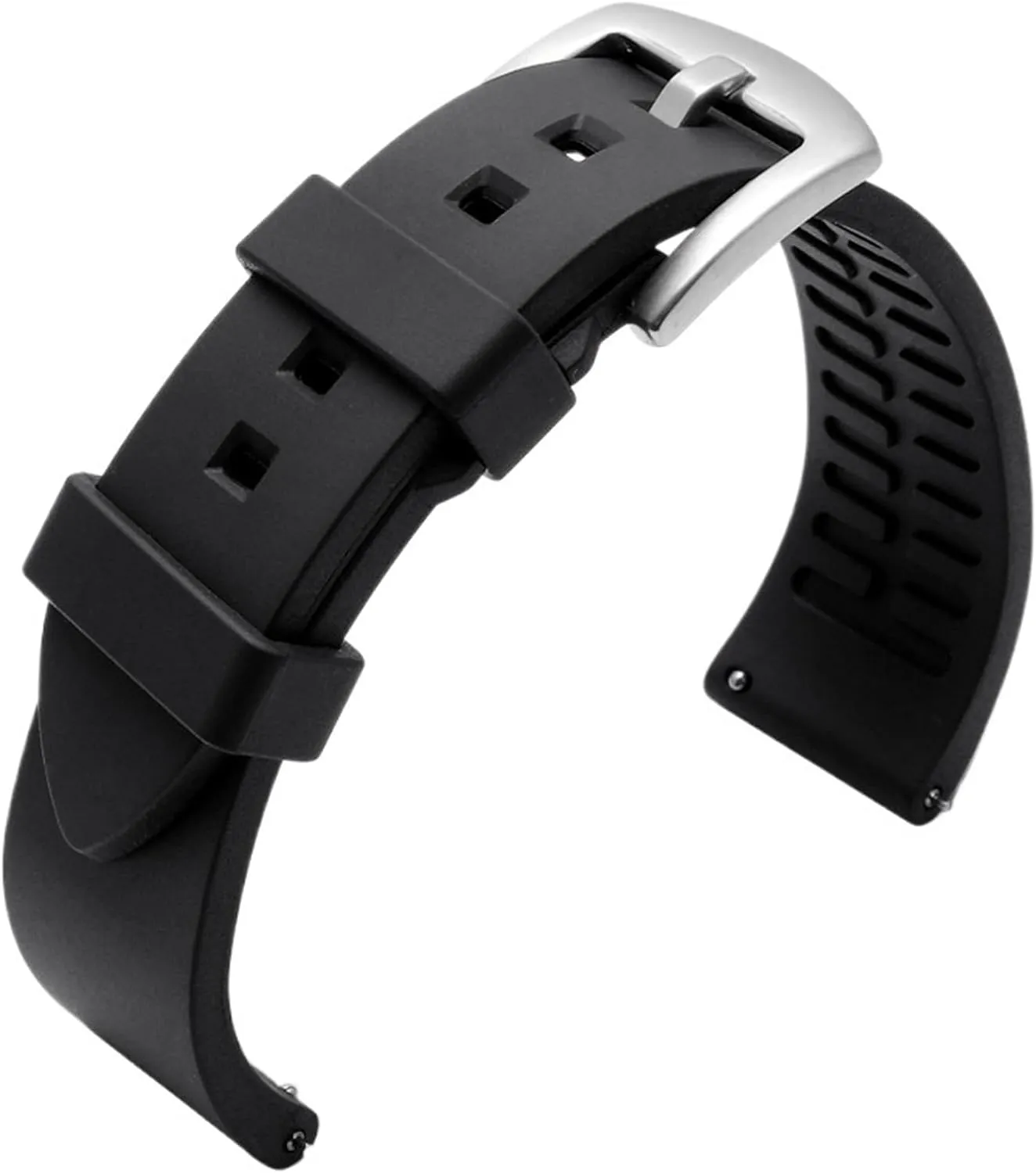 Rubber Watchband18mm 19mm 20mm 21mm 22mm 24mm Strap Watch Accessories Bracelet Quick Release Men And Women
