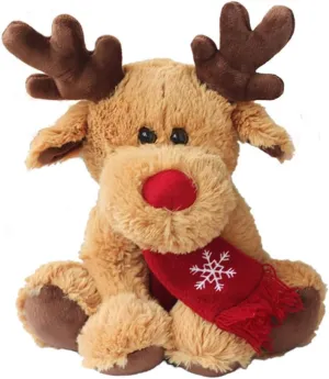 Rudolph The Red Nosed Reindeer Christmas Stuffed Animal Plush for Winter Home Car Bedroom Decoration