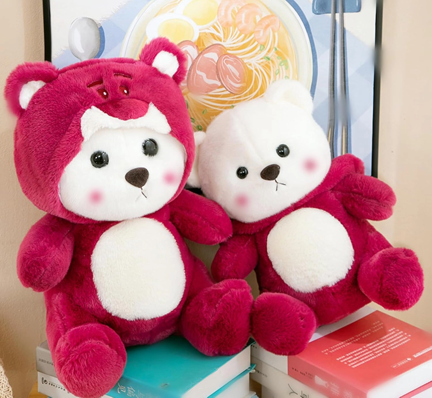 Ryttir 15.7 Inch Chubby Big Bear Stuffed Animal, Adventure Stuffed Teddy Bears Toy, Brave Boy's and Girl's Room Decor, Funny Gift for Kids and Women