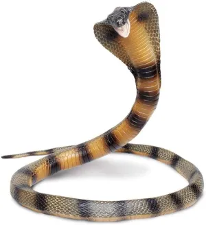 Safari Ltd. Cobra Figurine - Detailed 36" Flexible, Plastic Model Figure - Fun Educational Play Toy for Boys, Girls & Kids Ages 18 Months 