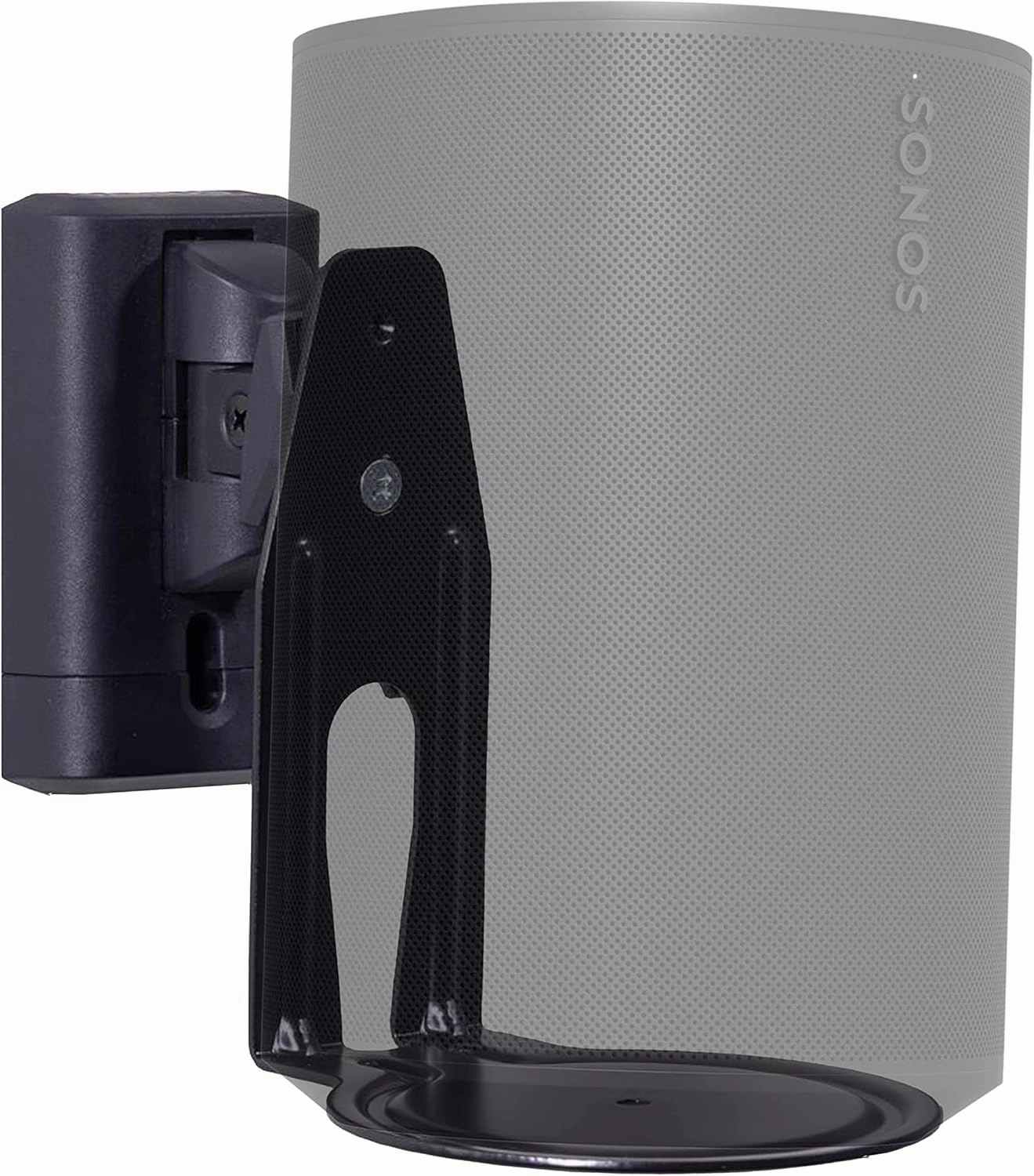 Sanus Speaker Wall Mounts for Sonos Era 100™ Pair - Swivel & Tilt Speaker Mount with Easy 15-Minute Install - Black, 2-Pack