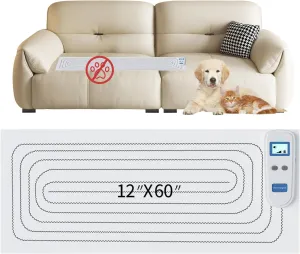 scat mat for Cats -3 training modes,carpet protector,Indoor cat Deterrent Pad, Dog-Dog safetyPet Shock Pads,Dog Feces pad,prevents cats from jumping onto kitchen countertops, sofas, and beds(12"x60")