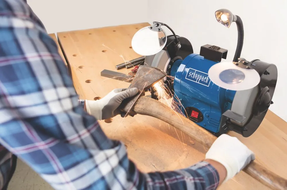 Scheppach BG150 150mm Brushless Electric Bench Grinder 230V