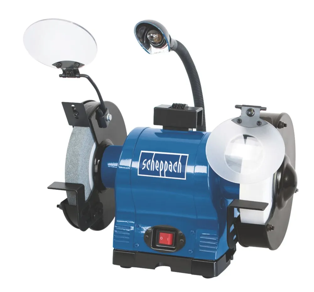 Scheppach BG200AL 200mm Brushless Electric Bench Grinder 240V