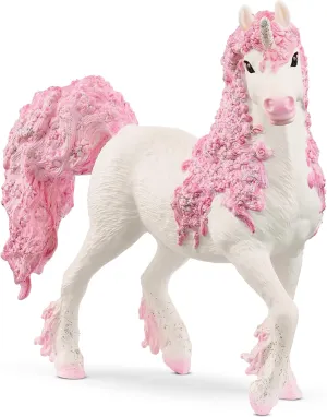 Schleich Bayala - Cute, 6" Flower Unicorn Mare Toy. Pretty, Pink Fantasy Action Figure for Girls and Boys. Fun, Imaginative Play Pegasus Fairy Figurine, Cool Mystical Toys for Kids Ages 5 , 70831