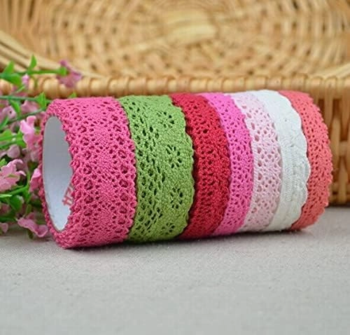 SELCRAFT 9mm -28mm Width 20meters/ lot Mixed Colored 100% Cotton Lace for Fabric/Home Furnishing Warp Knitting DIY Garment Accessories Style 1750