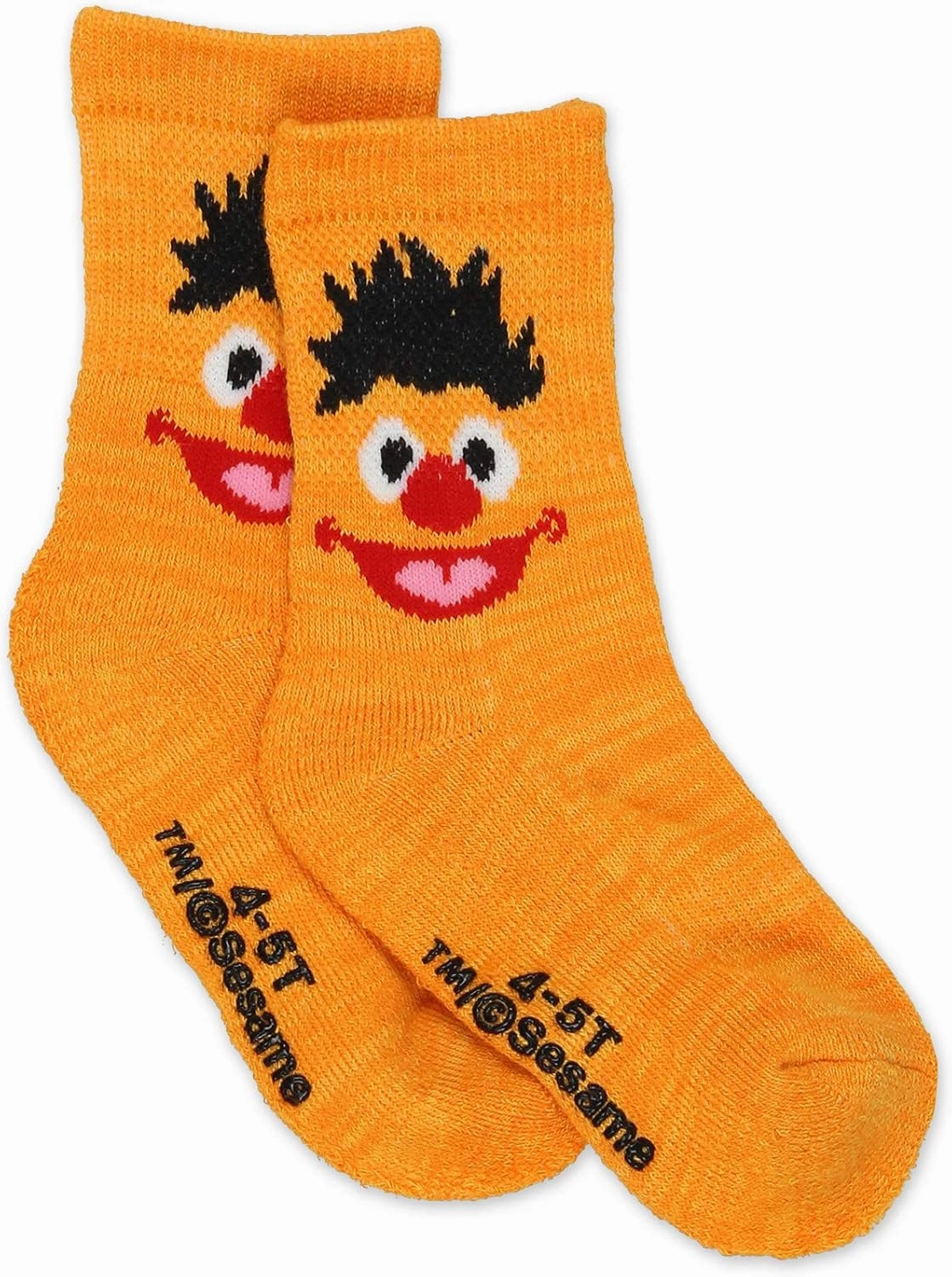 Sesame Street Elmo Boy's Girl's Multi Pack Crew Socks with Grippers (Baby/Toddler)