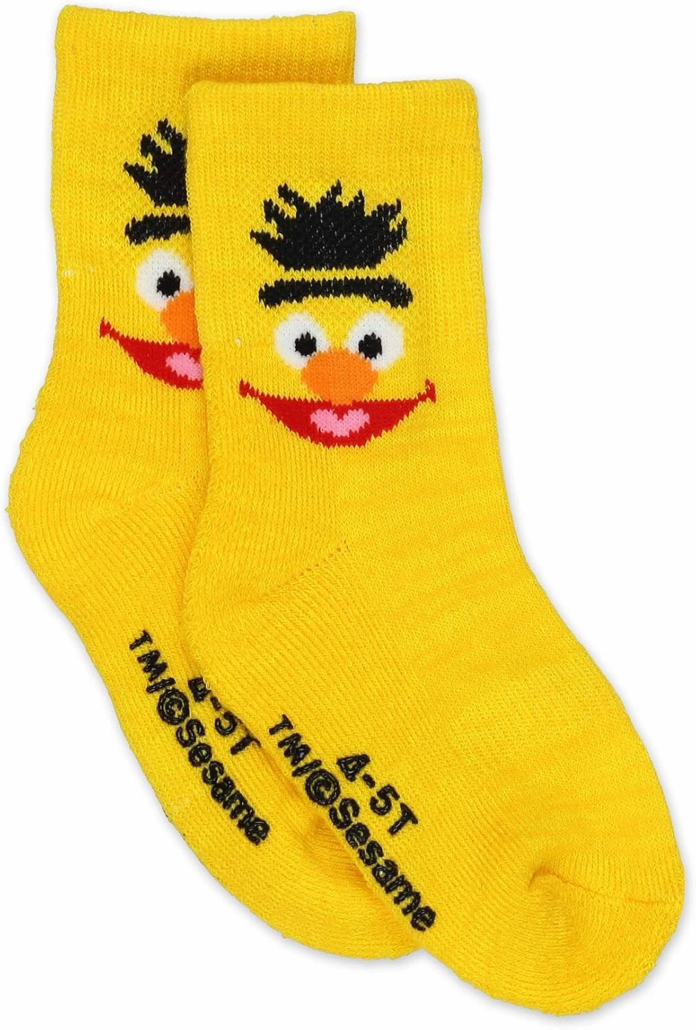 Sesame Street Elmo Boy's Girl's Multi Pack Crew Socks with Grippers (Baby/Toddler)