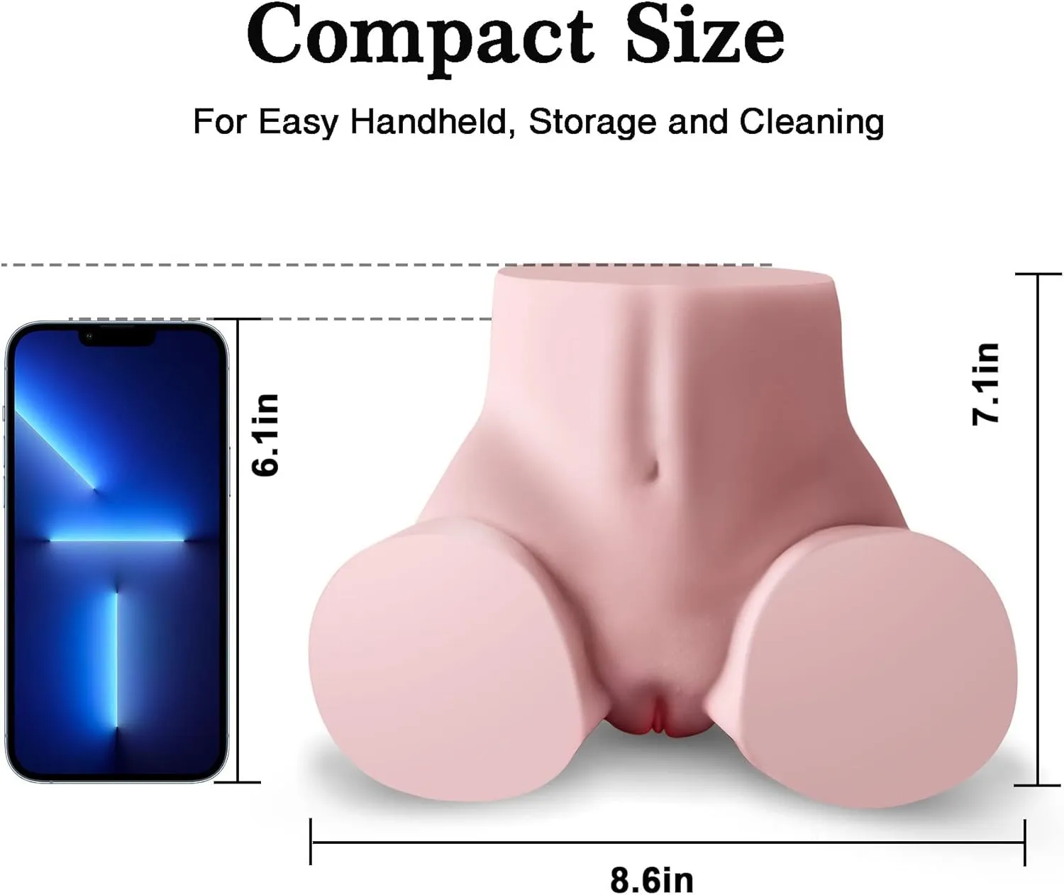 Sex Doll Male Sex Toys Pocket Pussy for Men - Mens Sex Toys for Men Male Masturbator Realistic Sex Dolls Torso Adult Toys Hands Free Stroker with Vagina Anal Sex But - Adult Toy Male Sex Toys
