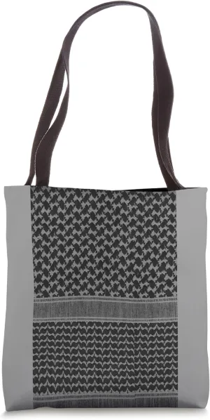SHEMAGH Desert Camouflage Military Camo Dark KEFFIYEH Tote Bag