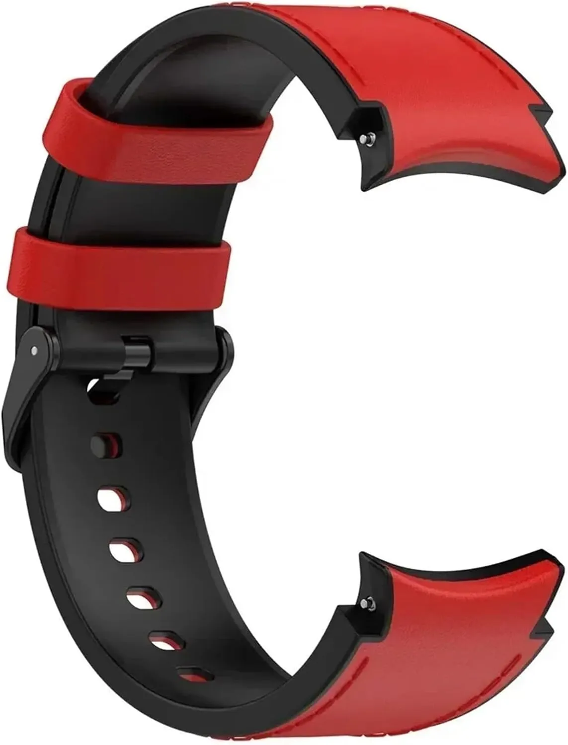 Silicone Leather Strap Watch Classic Sports Replacement Bracelet For Men Women Quick Release Universal