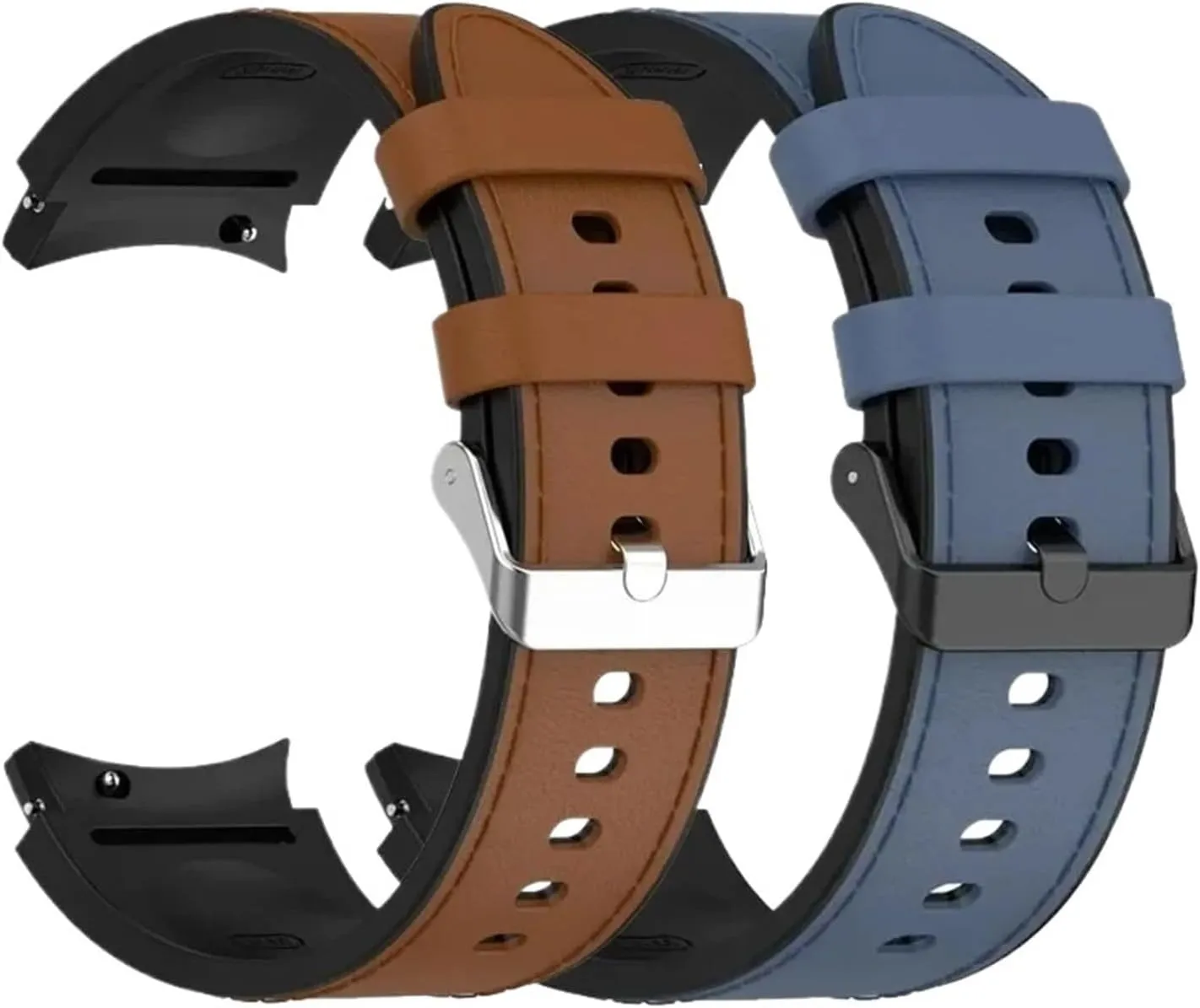 Silicone Leather Strap Watch Classic Sports Replacement Bracelet For Men Women Quick Release Universal