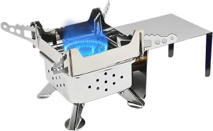 Single Burner Propane Stove | Portable Adjustable Propane Burner | Kitchen Accessories for Urgency RV Backpacking Home Beach Outings Fishing Trips