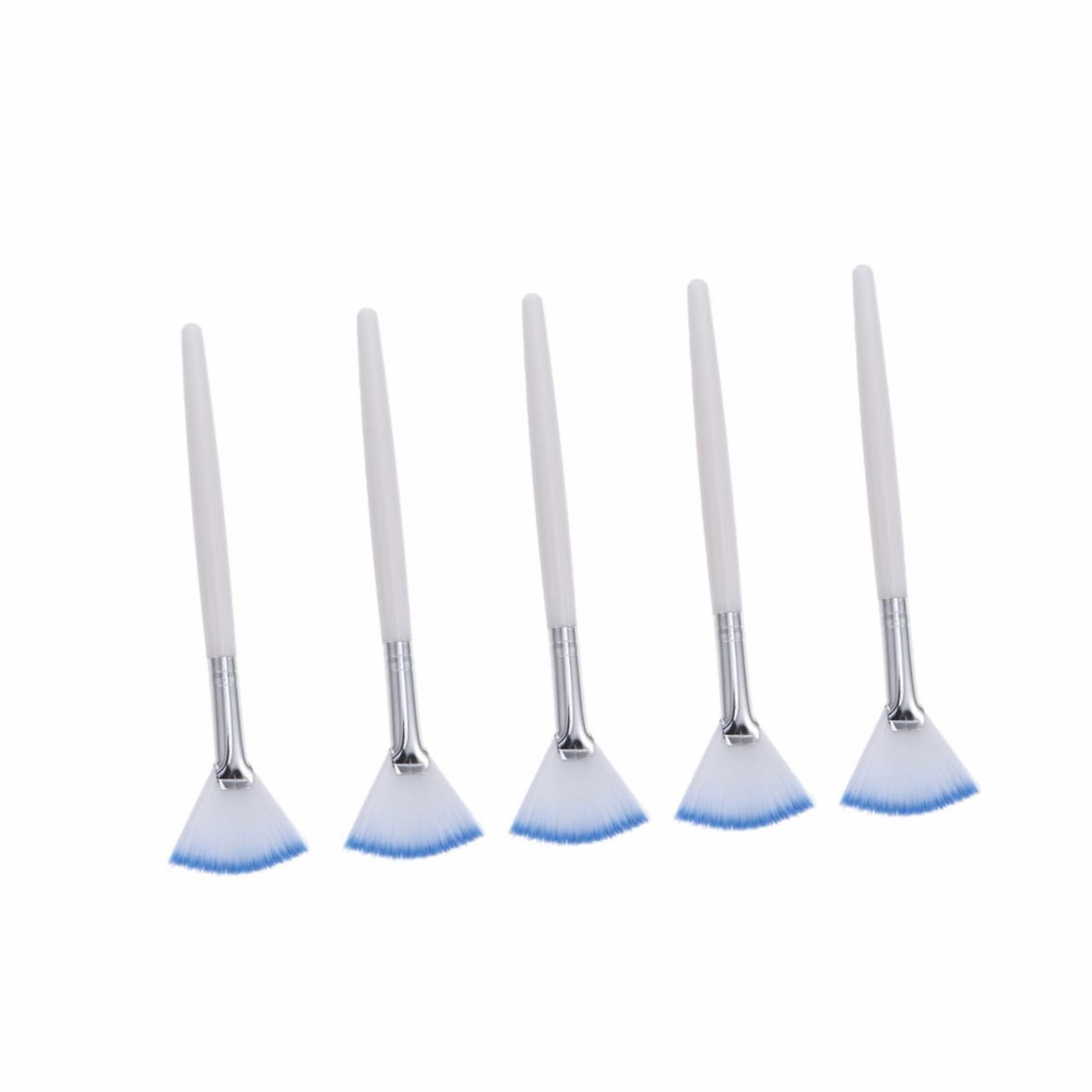SOIMISS Face Brush 5pcs Beauty Brush Fan-shaped Facial Mud Mask Applicator Flexible for Skin