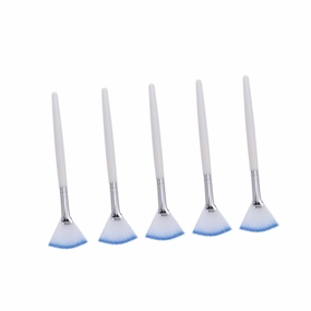 SOIMISS Face Brush 5pcs Beauty Brush Fan-shaped Facial Mud Mask Applicator Flexible for Skin