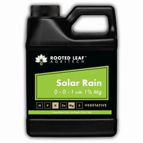 Solar Rain - Carbon Based Magnesium Foliar Spray Concentrate Nutrients That are 100% Bioavailable for Garden Vegetables Grass Cactus Lawns Potted Trees Bamboo Succulents - Quart