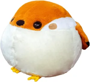 Sparrow Plush Animal, Cute Bird Plush Character, Soft and Fluffy Cushion, Toy Pillow, Home Decoration, Birthday Gift, Valentine's Day, Christmas (40cm/15.7inch) Yellow   White