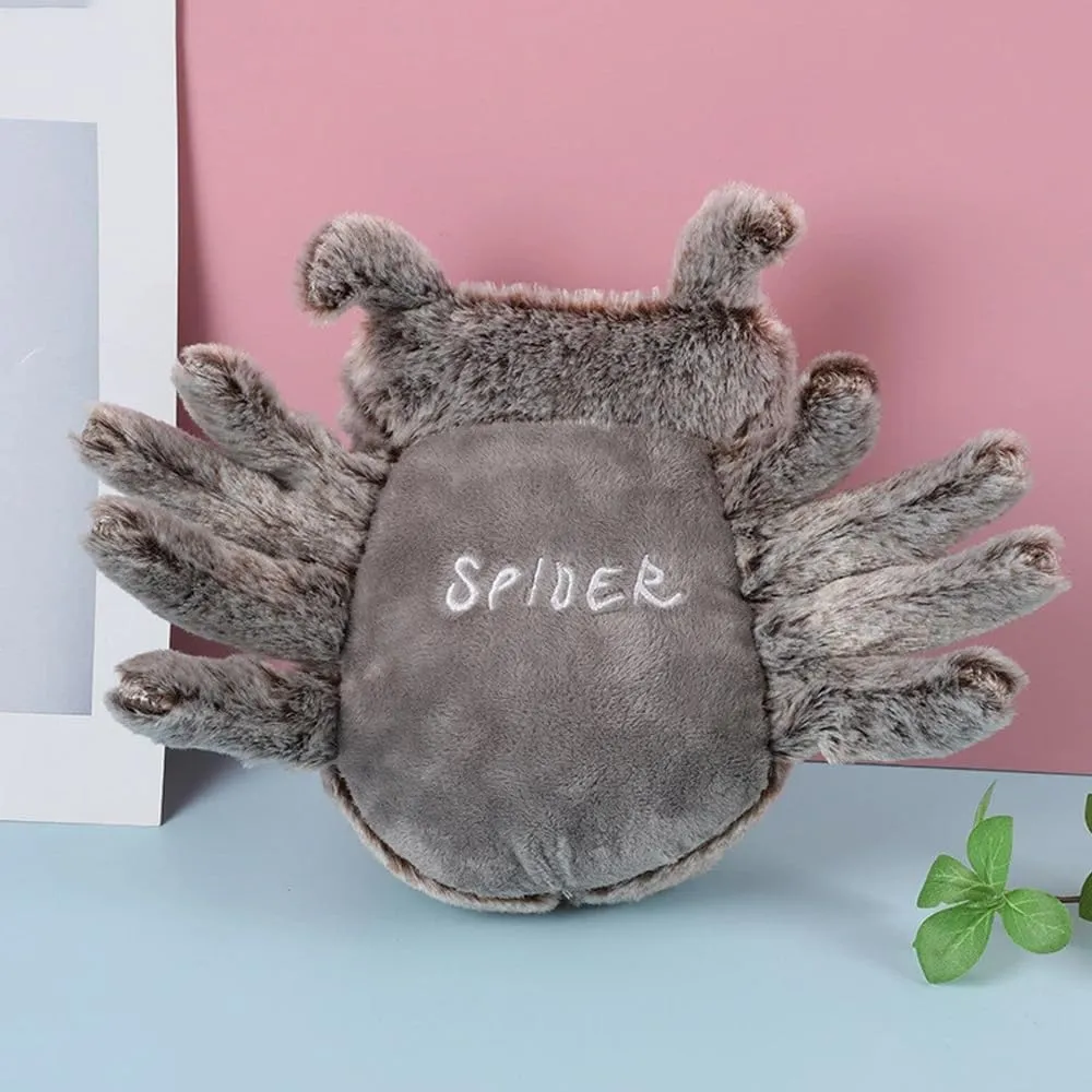Spider Plush Toy 9 inches - This Cute Spider Plush Animal Toy, is Perfect for Birthday Gifts, Halloween, and Valentine's Day Alone!