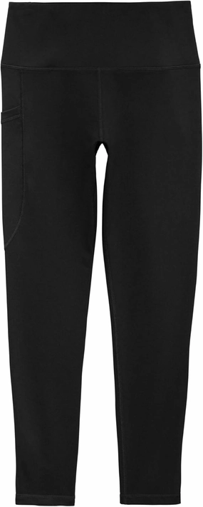 SPORT-TEK Women's High Rise 7/8 Legging | Ladies' Athletic Pants, Workout Clothes for Yoga & Gym Black