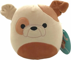 Squishmallow Official Kellytoy Plush Pets Squad Dogs Cats Bunnies Frogs Squishy Soft Plush Toy Animals (Griz Bulldog, 7 Inch)