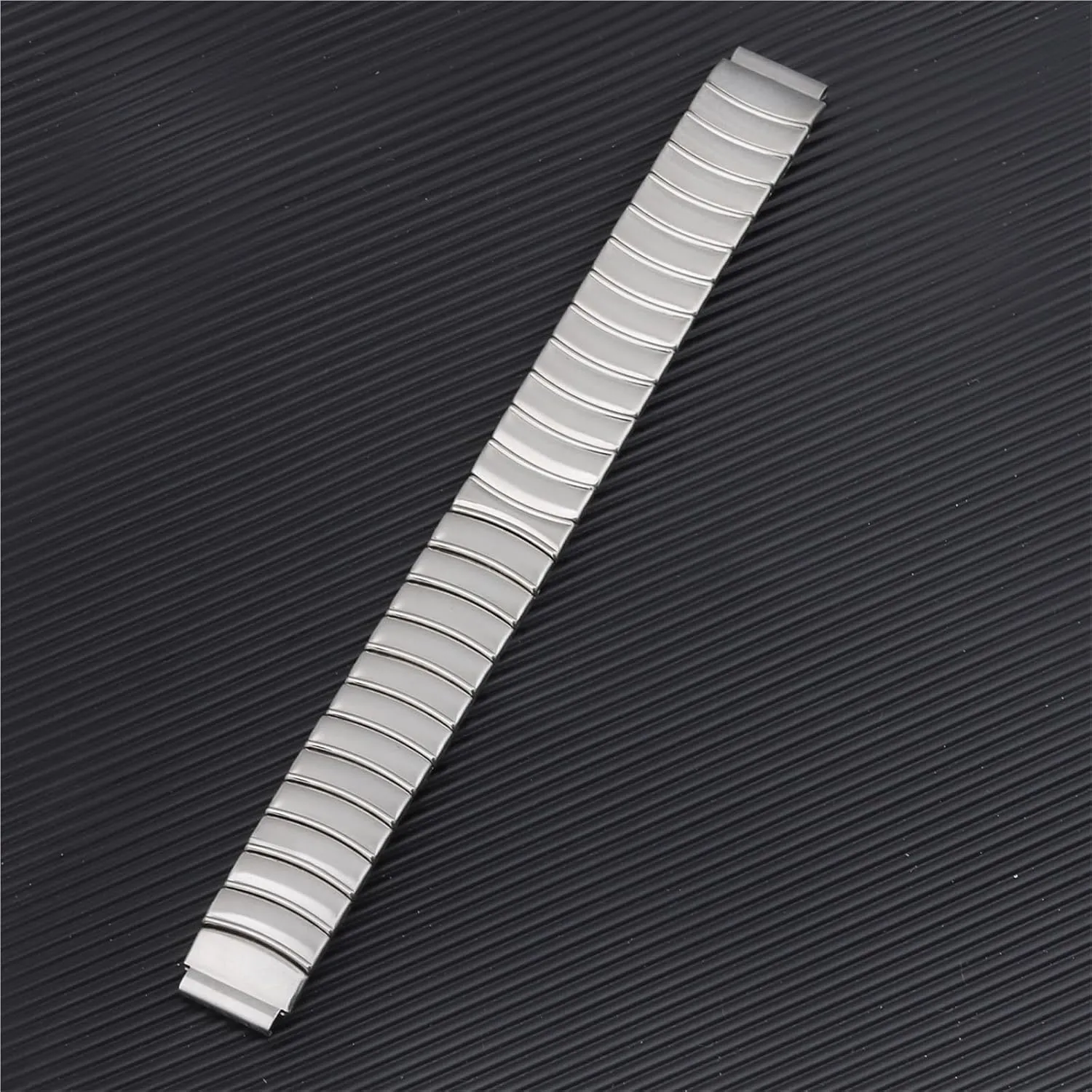 Stainless Steel Elastic Watchband 12mm 14mm 18mm Metal Expansion Stretch Elastic Bracelet Unisex Wristband Suitable for Smart Watch