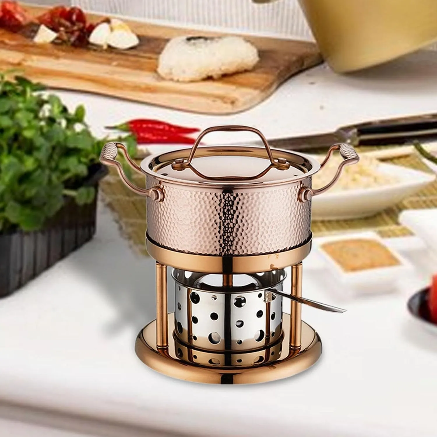 Stainless Steel Outdoor Cooking Kit for Campers and Hikers B(C)