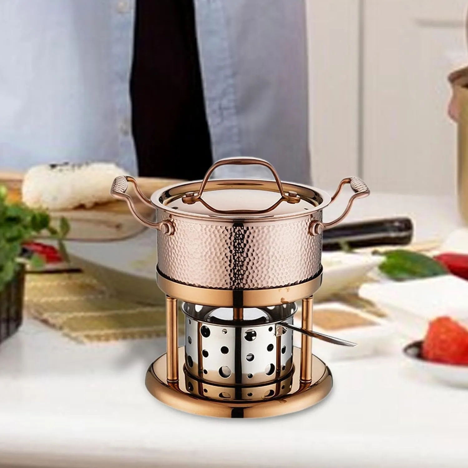 Stainless Steel Outdoor Cooking Kit for Campers and Hikers B(C)