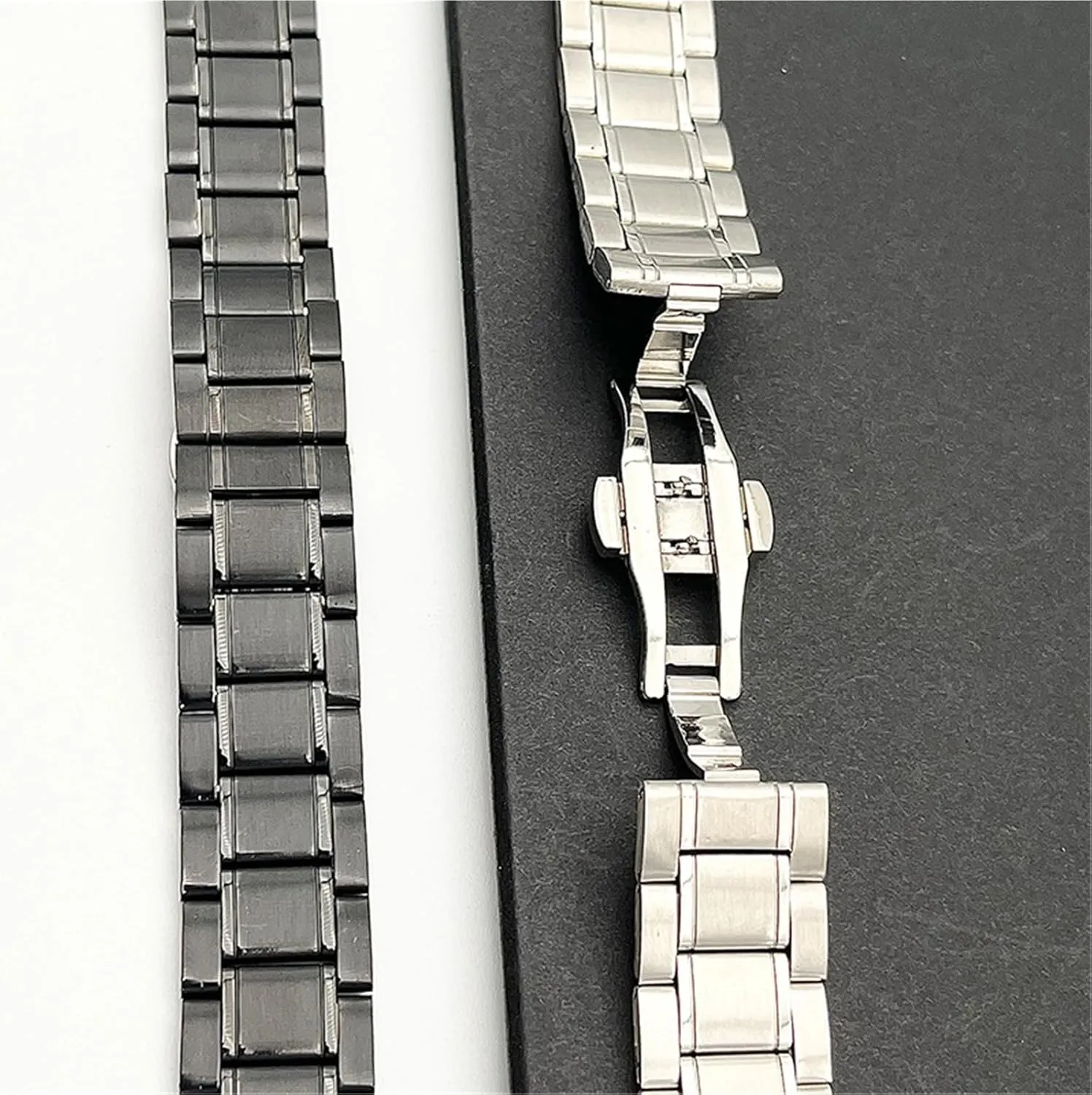 Stainless Steel Watch Band 20mm Universal Metal Replacement Wristband