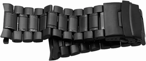 Stainless Steel Band Curved End Replacement Band 18mm 20mm 22mm 24mm Double Lock Wristband Strap