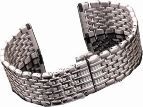 Stainless Steel Bracelet Watchband Silver 16mm 18mm 20mm 22mm Women Men Watch Band Strap Accessories
