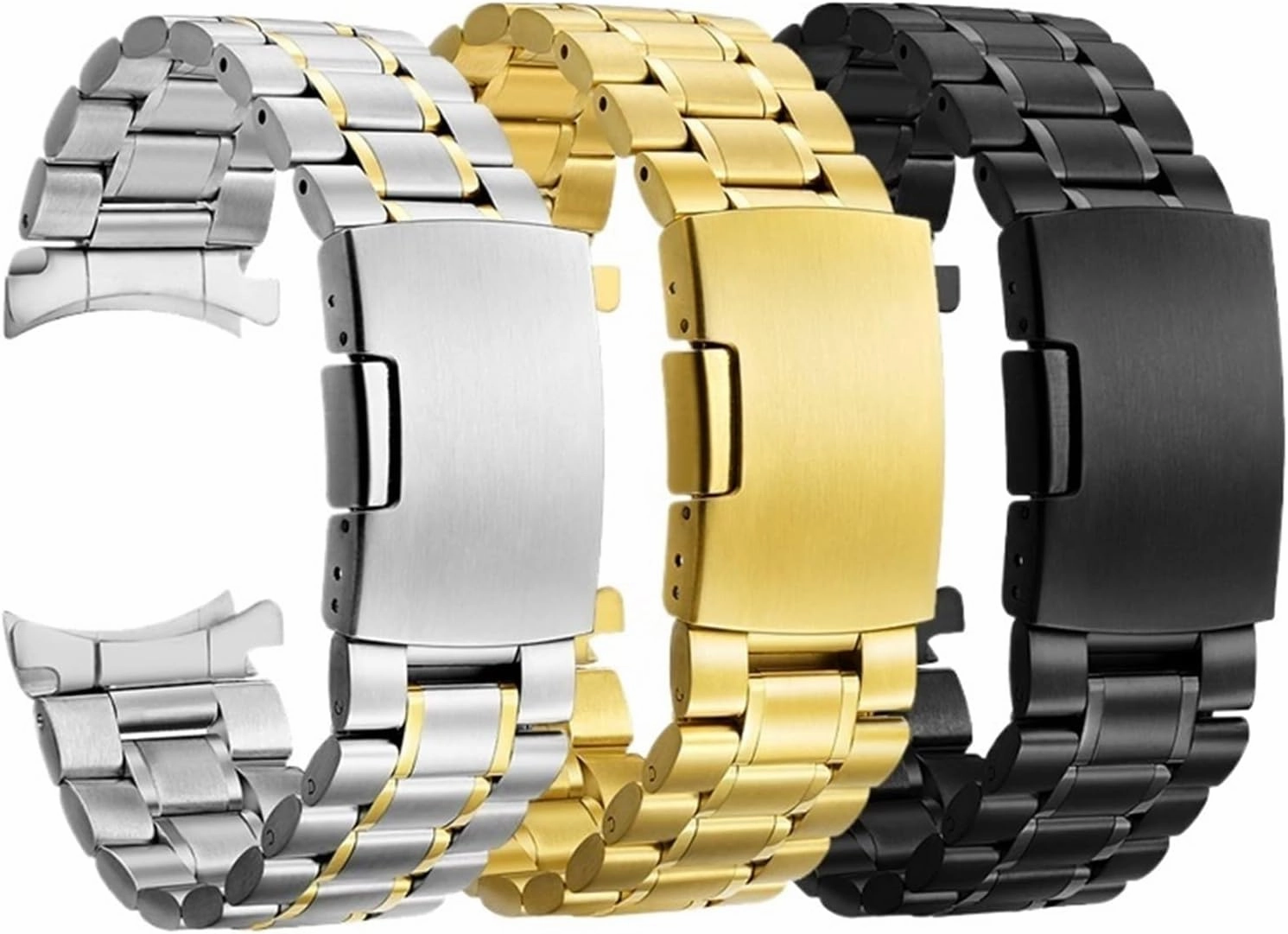 Stainless Steel Metal Watch Band 18mm 20mm Universal Wristband Suitable for Smart Watch Quartz Watch Men's Women's Watch Accessories