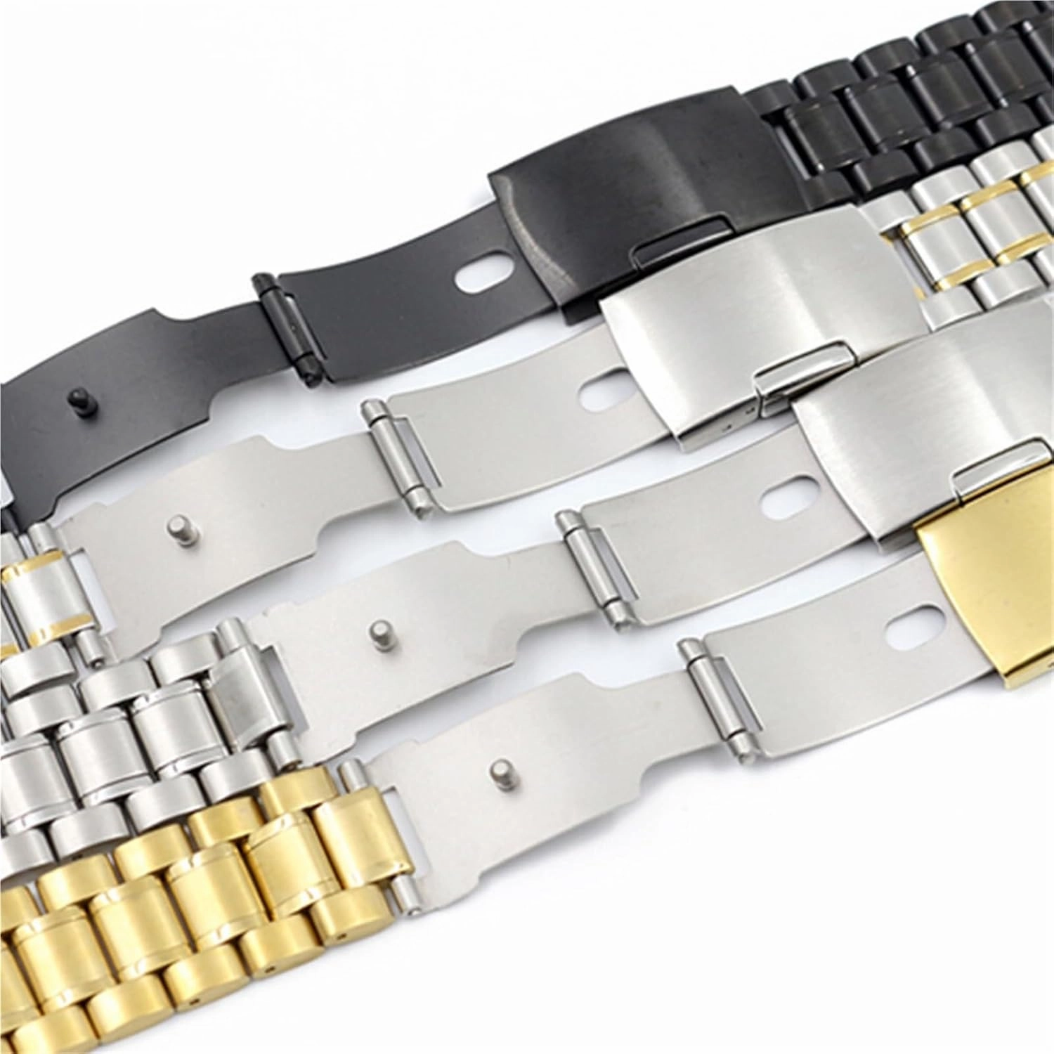 Stainless Steel Metal Watch Band 18mm 20mm Universal Wristband Suitable for Smart Watch Quartz Watch Men's Women's Watch Accessories