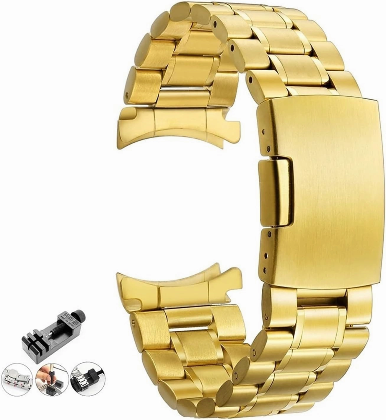 Stainless Steel Metal Watch Band 18mm 20mm Universal Wristband Suitable for Smart Watch Quartz Watch Men's Women's Watch Accessories