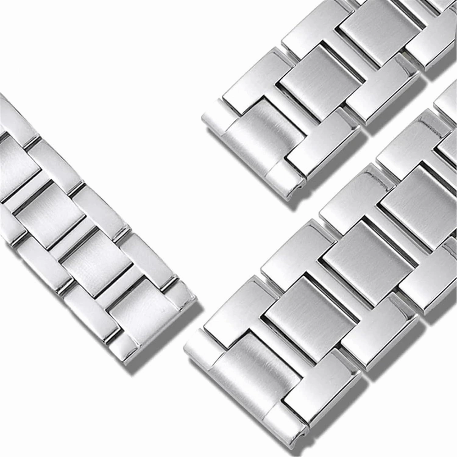 Stainless Steel Strap Metal Replacement Watchbands 16mm 20mm 22mm 23mm Men Woman Universal Strap
